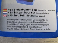 Hss stappenboorset 4-30mm - afbeelding 6 van  6