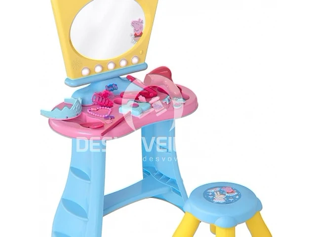 Hti peppa pig kaptafel & accessoireset - afbeelding 1 van  4