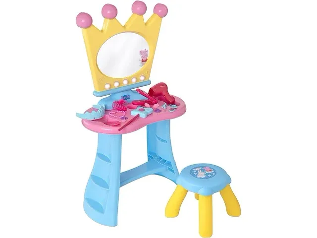 Hti peppa pig kaptafel & accessoireset - afbeelding 1 van  3