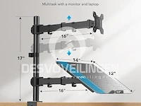 Huanuo monitorarm met laptoplade - afbeelding 2 van  5