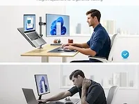Huanuo monitorarm met laptoplade - afbeelding 2 van  4