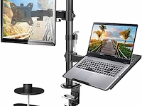 Huanuo monitorarm met laptoplade - afbeelding 1 van  4