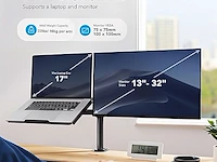 Huanuo monitorarm met laptoplade - afbeelding 3 van  4