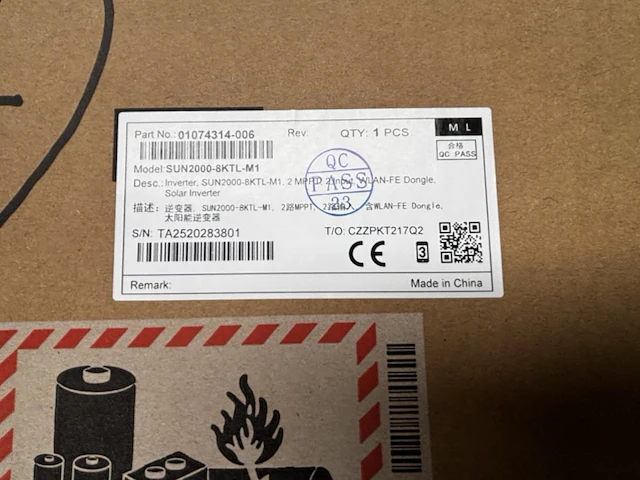 Huawei omvormer - afbeelding 2 van  3