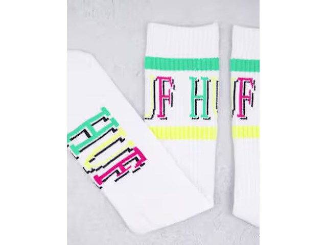 Huf - 8-bit sock - white - afbeelding 4 van  4