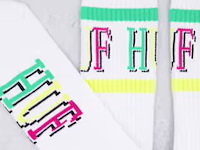 Huf - 8-bit sock - white - afbeelding 4 van  4
