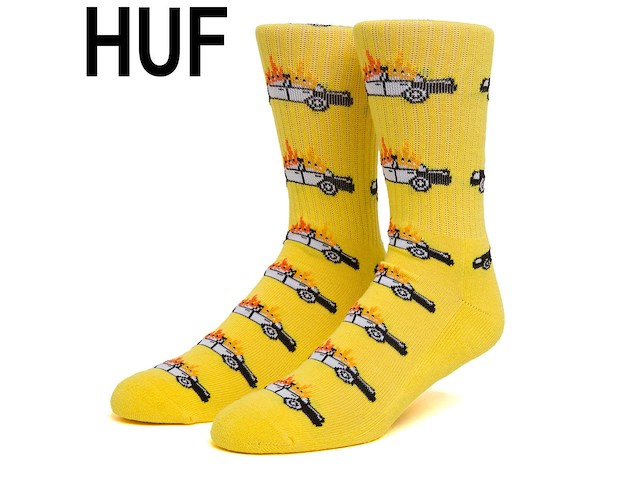 Huf - civil desobedience - geel - afbeelding 1 van  2