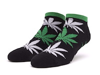 Huf - plantlife - low sock - 2 pack - black - afbeelding 1 van  1