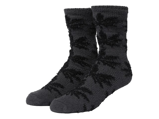 Huff - tonal fuzzy scattered - wintersokken - grijs - afbeelding 1 van  2