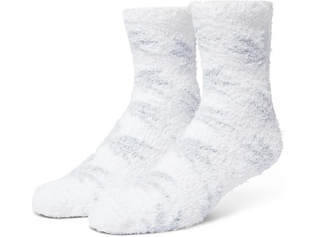 Huff - tonal fuzzy scattered - wintersokken - wit - afbeelding 1 van  2