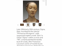 Huge italian renaissance sculpture bust princessa eleonora d'aragona. after francesco laurana (1430-1502) - afbeelding 4 van  17