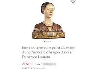 Huge italian renaissance sculpture bust princessa eleonora d'aragona. after francesco laurana (1430-1502) - afbeelding 6 van  17