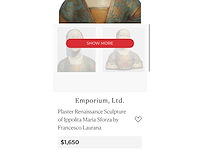 Huge italian renaissance sculpture bust princessa eleonora d'aragona. after francesco laurana (1430-1502) - afbeelding 7 van  17