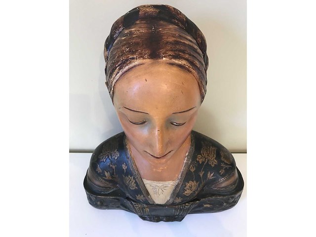 Huge italian renaissance sculpture bust princessa eleonora d'aragona. after francesco laurana (1430-1502) - afbeelding 8 van  17