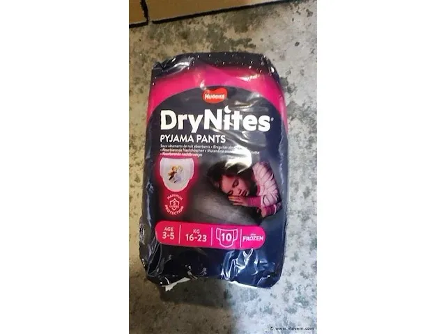 Huggies dry'nites pyjama pants,16-23kg,10 stuks - afbeelding 1 van  3