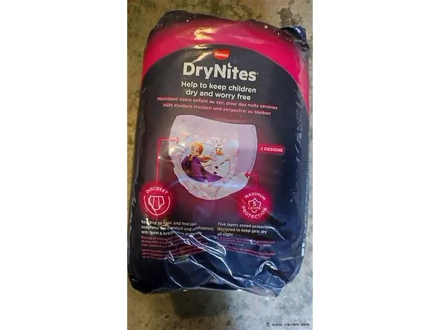 Huggies dry'nites pyjama pants,16-23kg,10 stuks - afbeelding 2 van  3