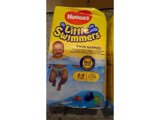 Huggies little swimmers, zwempampers,3-8kg,3 pakken,36 stuks - afbeelding 2 van  4