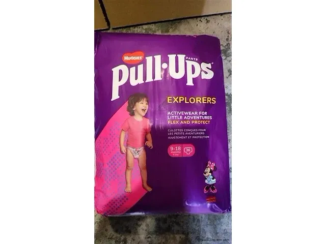 Huggies pull-ups explorers 9-18kg,1 pak, 36 stuks - afbeelding 1 van  3