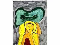 Hugo claus (brugge 1929 - 2008) origineel - afbeelding 2 van  4