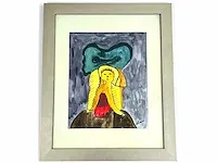 Hugo claus (brugge 1929 - 2008) origineel - afbeelding 3 van  4