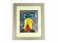 Hugo claus (brugge 1929 - 2008) origineel - afbeelding 4 van  4