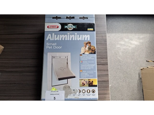 Huisdierluik staywell aluminium maat: small - afbeelding 1 van  2