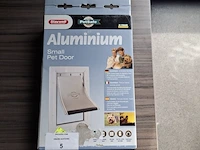 Huisdierluik staywell aluminium maat: small