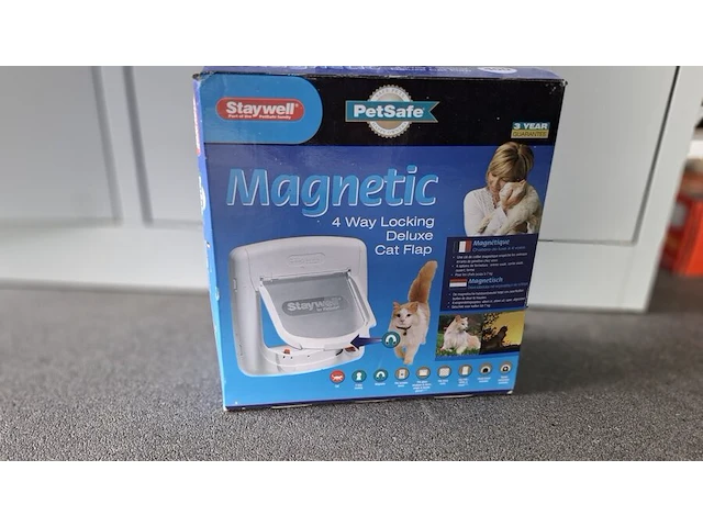 Huisdierluik staywell kat magnetisch - afbeelding 1 van  2