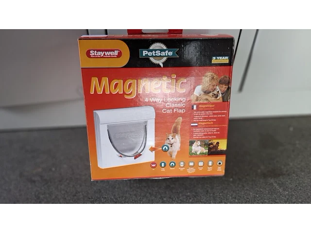 Huisdierluik staywell kat magnetisch - afbeelding 1 van  2