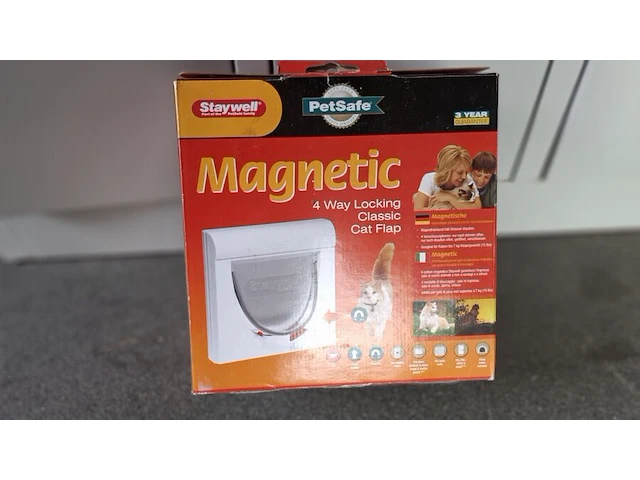 Huisdierluik staywell kat magnetisch - afbeelding 2 van  2