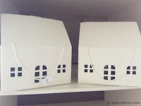 Huisjes papier 2stuks - afbeelding 1 van  2