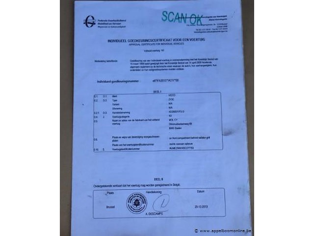 Huisvuilvrachtwagen iveco ad260sy, datum 1ste inschrijving 20/1/2014, chassisnummer wjme2nnc277763, km-stand keuring 1/25 141,439, euro eev, diesel, kenteken 1+2, gelijkvormigheidsattest - afbeelding 7 van  19