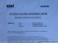 Huisvuilvrachtwagen iveco ad260sy, datum 1ste inschrijving 20/1/2014, chassisnummer wjme2nnc277763, km-stand keuring 1/25 141,439, euro eev, diesel, kenteken 1+2, gelijkvormigheidsattest - afbeelding 10 van  19