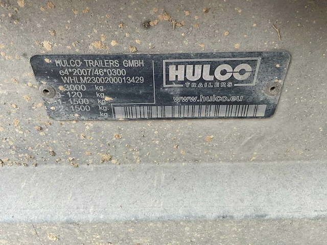 Hulco medax-2 geremde aanhangwagen - afbeelding 6 van  8