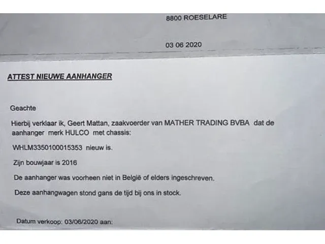 Hulco medax 3 aanhangwagen - afbeelding 8 van  17
