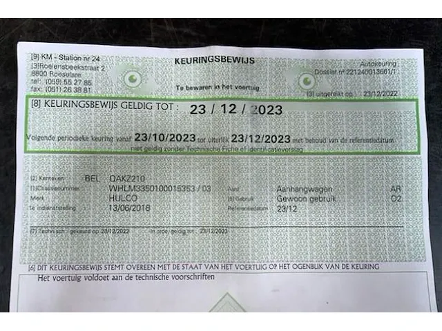 Hulco medax 3 aanhangwagen - afbeelding 9 van  17