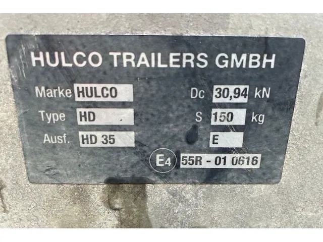 Hulco medax 3 aanhangwagen - afbeelding 15 van  17