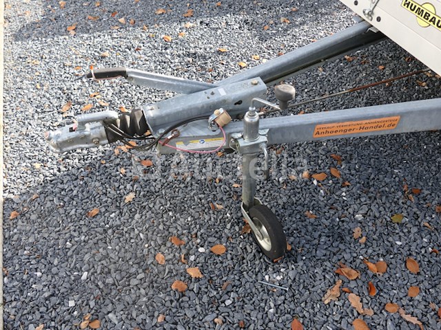 Humbaur ha ta g a15 dubbelassige aanhangwagen met vaste zijde (vin:whdc2042be0692740) - afbeelding 7 van  22