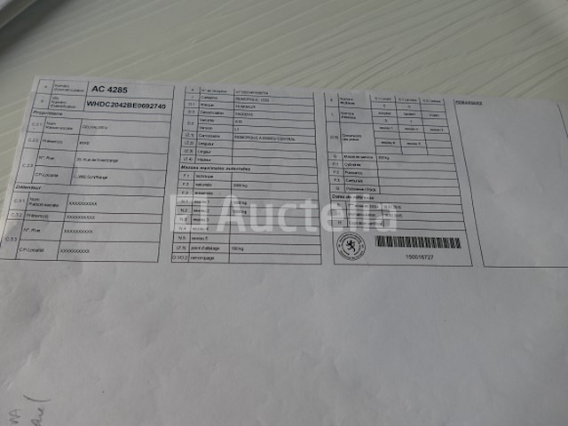 Humbaur ha ta g a15 dubbelassige aanhangwagen met vaste zijde (vin:whdc2042be0692740) - afbeelding 14 van  22