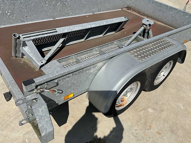 Humbaur machinetrailer 2700kg mtm *export* - afbeelding 13 van  19