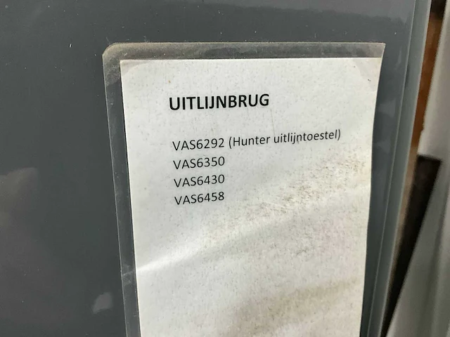 Hunter s811 / vas 6292 uitlijnbrug - afbeelding 4 van  12