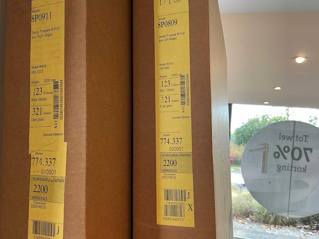 Huppe douchedeur (2x) - afbeelding 3 van  3