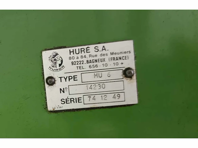 Hure mu6 taper sa 40 universele freesmachine - afbeelding 9 van  9