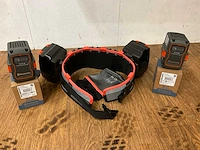 Husqvarna battery belt inclusief 2x batterij 40-b220x li-ion - afbeelding 1 van  10