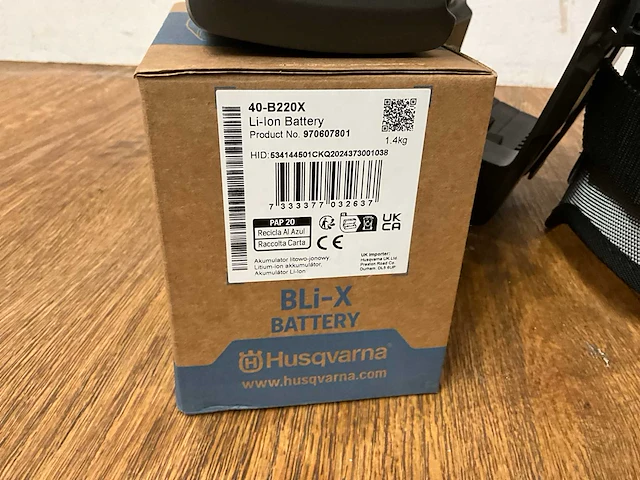 Husqvarna battery belt inclusief 2x batterij 40-b220x li-ion - afbeelding 5 van  10
