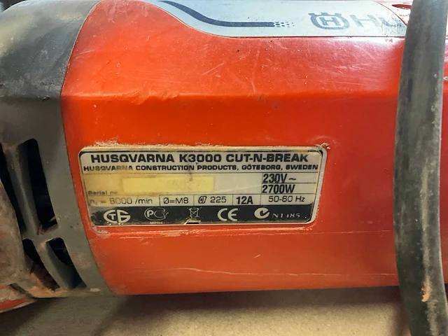 Husqvarna k3000 doorslijper - afbeelding 3 van  4