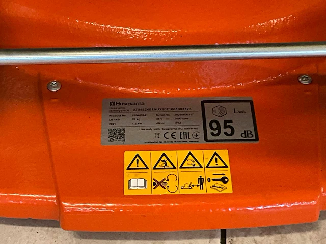 Husqvarna lb448i accu duw grasmaaier mulcher - afbeelding 8 van  10
