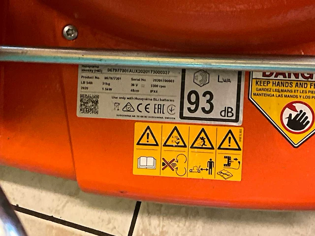 Husqvarna lb548i accu grasmaaier mulcher - afbeelding 11 van  11