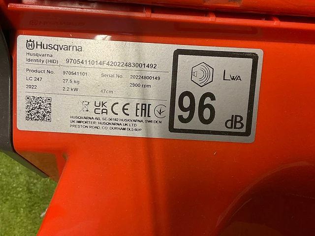 Husqvarna lc247 grasmaaier - afbeelding 11 van  11