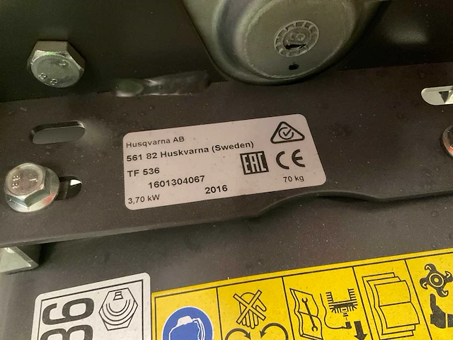 Husqvarna tf536 grondfrees - afbeelding 9 van  9